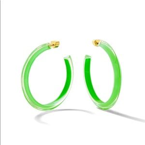 Alison Lou Neon Medium Hoops